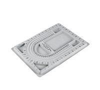 Akozon Tablero de diseño de cuentas, bandeja organizadora de joyas con cuentas para collar, herramienta artesanal DIY, necesaria para cuerdas profesionales