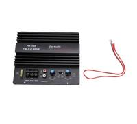 Akozon Tablero del Amplificador del Coche, Vivienda de la Aleación de | Baja Distorsión 0,01%, para Altavoces de 8/10/12 Pulgadas, Impedancia de 4 Ohmios, Disipación de Calor Optimizada, para