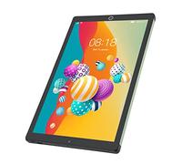 Akozon Tablet 12 Pulgadas, 10.1in Tablet para Android 5G con Tarjeta Sim Android 200w Trasera 500w 1960x1080 IPS 10 Core 8800mAh Llamadas 100-240V Verde Ponokei WiFi 6GB 128GB Frontal