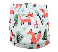 Akozon Tamaño Ajustable Agua para Natación Infantil Reutilizable, BL006 - Papeta Lavable con Operativo de Gancho y Bucle para Bebés | Impermeable, Súper Absorbente, Transpirable (BL001) (BL002)