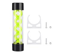 Akozon Tanque de Bomba de Enfriamiento de Agua Para PC, 200mm Tanque de Agua con Rosca G1/4 para PC Enfriador de Computadora de Escritorio, Accesorio de Enfriamiento de Computadora(Verde)