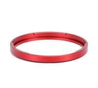 Akozon Tapa de Metal para Lente de Cámara, Tapa Decorativa Apta para Lente de Aleación de Aluminio GR3 HDF Decorativa (Rojo)