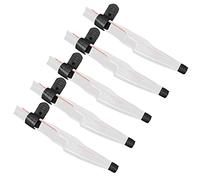 Akozon Tapa de Punta de Caña de Pescar Telescópica de Plástico, Protector Superior para Accesorios de Pesca en el Mar, 5 uds. (4#)