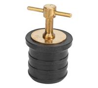 Akozon Tapón de Drenaje de Hardware Marino, y Diseño, Tapón de Drenaje con en T de Latón para Barcos Marinos, Yates y Barcos (1,25 Pulgadas)
