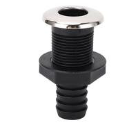 Akozon Tapón de Drenaje Marino Nylon Protector Versátil Tapón de Drenaje de Bote para Kayak de Yate en Bote (Pipa Recta)