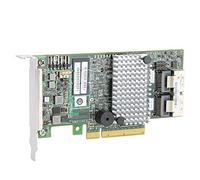 Akozon Tarjeta Controladora SAS, LSI 9267 8i 2208 6 GB S 512 MB PCI E 2.0 Controlador SATA de 8 Puertos SAS HP Controladores Raid de Expansión de Puertos SATA SAS de 8 Puertos RAID0 1