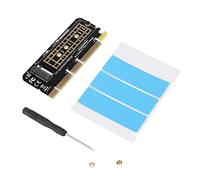 Akozon Tarjeta Elevadora de Expansión de Disco Duro M.2 NGFF a PCI-E 3.0 X16 SSD con Múltiples Interfaces PCIE - Tarjeta Adaptadora de Alta Velocidad Ideal para Actualizaciones