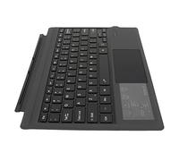 Akozon Teclado, Inalámbrico 7 Pro 6 5 4 3 33 Pies de Distancia Teclado Negro Teclado Inalámbrico con Panel Táctil para