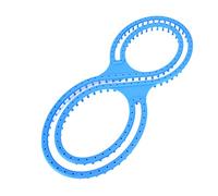 Akozon Telar de Tejer 8, Kit Azul con Forma de Sutura de Ganchillo, Agujas de Tejer de Telar Afgano de Plástico para DIY, Manta, Calcetines, Bufanda, Sombrero, Artesanía