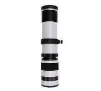 Akozon Teleobjetivo con Zoom de 420 a 800 Mm F8.3 Lente Teleobjetivo Manual de Vidrio óptico para Cámara sin Espejo con Montura E (White)