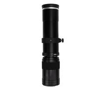 Akozon Teleobjetivo con Zoom de 420 a 800 Mm F8.3 Lente Teleobjetivo Manual de Vidrio óptico para Cámara sin Espejo con Montura E (Black)