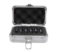 Akozon Telescopio Kit de Filtro de Luna de Densidad Neutra Nd2 Nd4 Nd8 Nd16 Nd32 Nd64 para Estuche de Aleación de Aluminio