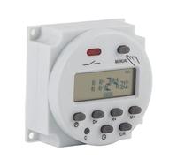 Akozon Temporizador Digital Programable CD Programable Semanal Semanal Microordenador Interruptor de Tiempo (220V)