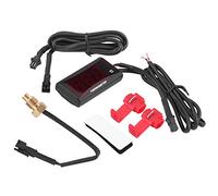 Akozon Termómetro De Motocicleta Termómetro Digital Universal Medidor De Temperatura Del Agua Para Cbr250Rr Cb400 Cbr600Rr Cbr1000Rr R1 R6 Mt-07 Mt-09 (-10 ℃ - + 60 ℃)(Luz