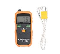 Akozon Termómetro Digital Tipo K, PEAKMETER PM6501 Tipo K Sensor de termopar LCD Digital Termómetro de Temperatura Herramienta de Prueba para refrigerador Pecera de Agua hirviendo
