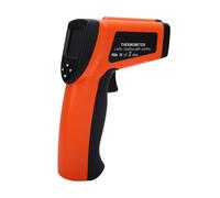 Akozon Termómetro Herramienta de Temperatura Dual para Cocina Plancha de Cocina Emisividad Sin Contacto Uso Industrial en el Hogar (Embalaje de caja de color)