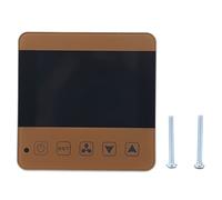 Akozon Termostato de Ambiente - Termostato Digital LCD Aire Acondicionado, Termostato Fan Coil Inteligente para el Control de Unidades Centrales de Aire Acondicionado y Fan-Coil(Tipo General)