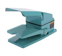 Akozon TFS 302 Interruptor de Pedal de Aluminio Antideslizante - Momentáneo AC 250 V 15 A - Diseño Resistente para Control de Equipos Textiles, Soldadura y