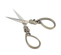 Akozon Tijeras de Bordado profesionales: Tijeras Artesanales Compactas y Decorativas de Acero Inoxidable para Proyectos de Costura, Bordado y Bricolaje