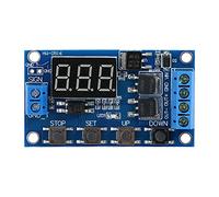 Akozon Timer Module, DC 5V - 36V Interruptor del Temporizador de retardo del Ciclo Encender/Apagar el módulo de relé con Pantalla LED