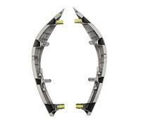 Akozon Tira Embellecedora del Tablero Central - 1 par de Tiras del Panel de Ventilación Lateral 55436 02330 - Embellecedor de Repuesto 2009-2013