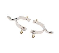 Akozon Título: 2pcs Acero Inoxidable Cowboys Cowboys Espuelas con Equipo Giratorio para Entusiastas Ecuestres - Ideal para Conducir y Cuerda