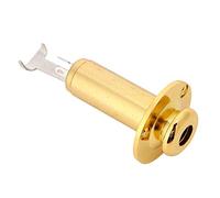 Akozon Título del Artículo Metal 6 35 Mm 1 4 Conector de Salida para Guitarra Eléctrica Acústica Acabado en Oro Palabras Clave Endpin End Pin Jackfeatures Construido a Partir de Excepti (GOLD)