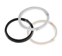 Akozon Título del Artículo Tira de Encuadernación de Guitarra de Plástico ABS de 3 Piezas para Decoración 1610X5X1 5 Mm Acústica Clásica Purflingkey Palabras Fabricación de Herramientas Luthier
