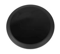 Akozon 【título】 Mesa de Comedor Redonda de Acrílico de 20 Pulgadas con Efecto Espejo, Mesa de Comedor Negra Moderna para Vehículos Recreativos, Barcos, Yates