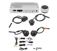 Akozon Todo el Sistema de cámara de visión Redonda Sistema panorámico con Vista de pájaro de 360 Grados Cámara DVR para Coche Super 1080P HD Vision Nocturna con 4 cámaras