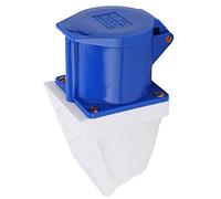 Akozon Toma de Corriente Industrial 3 Pines 1 Fase Instalación Abierta A Prueba de Explosiones 32 A 220250 V, IP44 Enchufe Externo Impermeable Enchufe Exterior Impermeable de 3 Pines de 32 Amperios