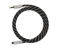 Akozon Toslink a Mini, Fibra óptica Audio Digital Tiras de Ph Cinta Enchufe 3,5mm Oakton Cable de Cocina SPDIF Conector Chapado en Oro 1,5 M (1m)