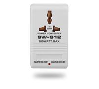 Akozon Transformador Convertidor De Voltaje 100W, Convertidor De Voltaje Doble, Transformador De Potencia, Ideal para Viajes, Conectores Estándar CN, Soporta Dispositivos Pequeños