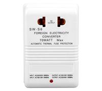 Akozon Transformador de Electricidad,Transformador Convertidor de Voltaje,70W 110V/120V a 220V/240V Convertidor de Poder Transformador convertidor Reductor de Voltaje Reductor,Enchufe estándar CN