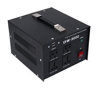 Akozon Transformador del Convertidor de Voltaje de 3000W: el Convertidor de Voltaje de CA de Paso hacia Arriba/disminuya con Múltiples Protección para Uso en el Hogar e Industrial (Enchufe de la UE)