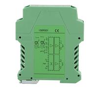 Akozon Transmisor aislador de señal Actual PLC de 4-20 mA Acondicionador de señal de detección DC 24V(1 in 2 out, 4-20mA to 4-20mA)