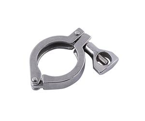 Akozon Tri-Clamp 1.5, Clamp Abrazadera Sanitaria de Acero de Acero Inoxidable, Resistente a Alta Temperatura y PresióN, ConexióN Segura, para la Conexión de Tubería y Tubería Entre la Broca