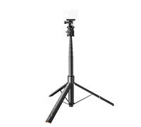 Akozon Trípode/Palo Selfie Extensible monopié Soporte Estable para Cámara de Teléfono Ligero Portátil Fotografía Vlogging Viaje