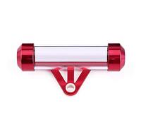 Akozon Tubo de disco de impuestos de motocicleta, motocicleta universal Tubo de disco de impuestos seguro de motocicleta Marco de soporte cilíndrico Soporte de tubo de impuestos de motocicleta(rojo)