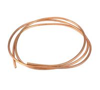 Tubo de cobre suave, Akozon Tubo de freno de cobre, 2M, T2 OD 6 mm x ID 4 mm, para tuberías de refrigeración para generadores, cables