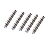Akozon - 5 tubos de garganta de acero inoxidable M6, boquilla de garganta PTFE para impresora 3D MK8 extrusora 1,75 mm (M6 x 50 mm)