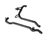 Akozon Tubo de Manguera de Agua Refrigerante del Radiador del Motor Tubo de Refrigerante de Entrada del Calentador del Motor con Juntas Tóricas 11531705210 Reemplazo de (Black)