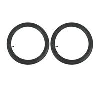 Akozon Tubo de Neumático de Motocicleta, 2 Piezas 2.50-17 Tubo Interior de Neumático con Vástago de Válvula de ángulo Recto Reemplazo para Baja