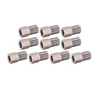 Akozon Tuerca de Compresión de Manguera de Freno Hidráulico de Acero Inoxidable - 10 Piezas de Tornillo de Manguera Hidráulica de 8 Mm para Bicicleta de Montaña - Componentes de Freno