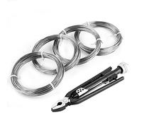 Akozon Twisting Bloqueo de Alicates de Alambre de Seguridad Cutter y Enumedor para Múltiples Usos