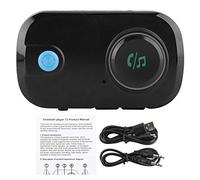 Akozon V5.0 Transmisor Receptor Adaptador de Audio Inalámbrico Accesorio T3 Black ABS