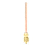 Akozon Válvula de Acceso de Aire Acondicionado de Akozon Premium 1/2 20 Servicio de Refrigeración de Copper Copper Válvula de Acceso con Removedor de Núcleo de para R410A R32 Tubo Trabajo