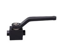 Akozon Válvula de Bloqueo de Línea de Freno de Aluminio de Aluminio 8000 Psi para el Fluido de Frenos Aire de (BLACK)