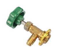 Akozon Válvula de Perforación para Lata de Refrigerante, Interfaz de Salida del Reino Unido de 11 Mm, Válvula de Acondicionamiento para Aire Acondicionado de Automóvil y Refrigerador Doméstico,