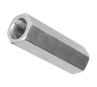 Akozon Válvula de Retención de Aire Unidireccional Hexagonal, Rosca Hembra BSPP, Acero Inoxidable, Adecuada para Conexión de Tubería de Agua (3/8)